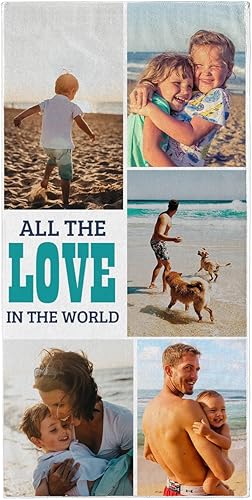 SuSuTiFy Toalla de playa con foto personalizada, toallas de baño personalizadas para niñas, niños y adultos, para campamento, natación, piscina, SuSuTiFy Toalla de playa con foto personalizada, toallas de baño personalizadas para niñas, niños y adultos, para campamento, natación, piscina,