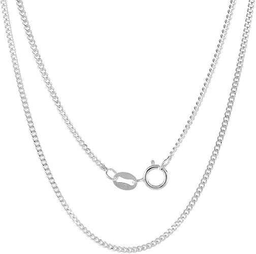 1.5mm Curb Link Chain Necklace 