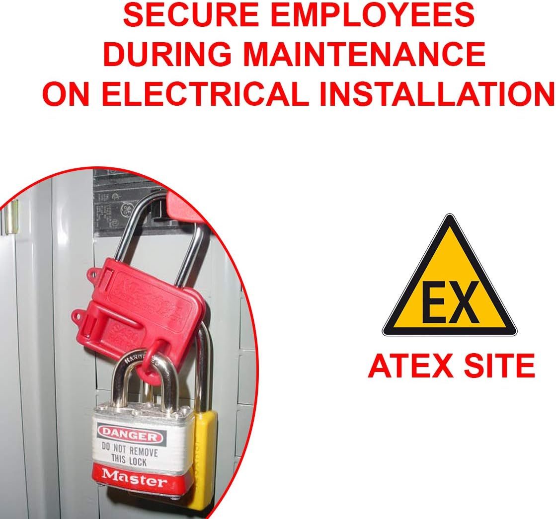 Lockout Hasp on Electrical Installation