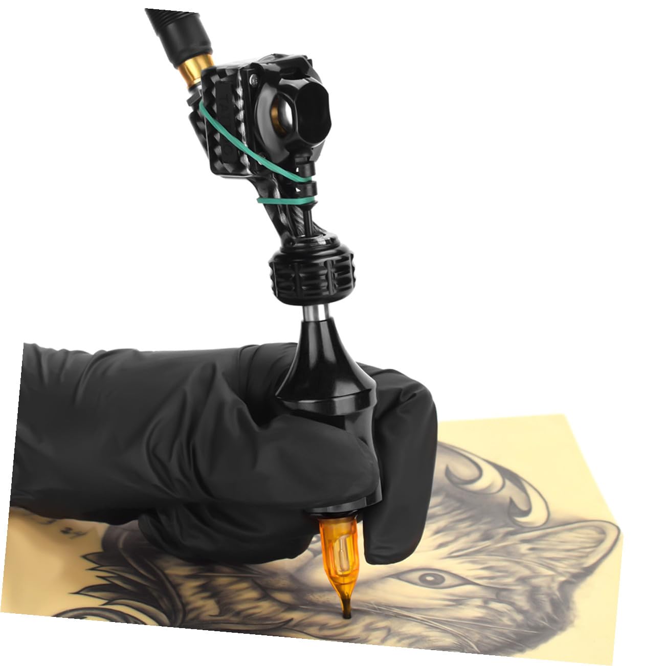 Máquina de Tatuar Rotativa con Conector de Audio, Aleación de Zinc