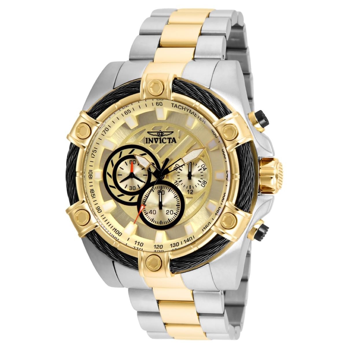 Invicta Men's 25518 Bolt Analog Display Quartz Two Tone Watch