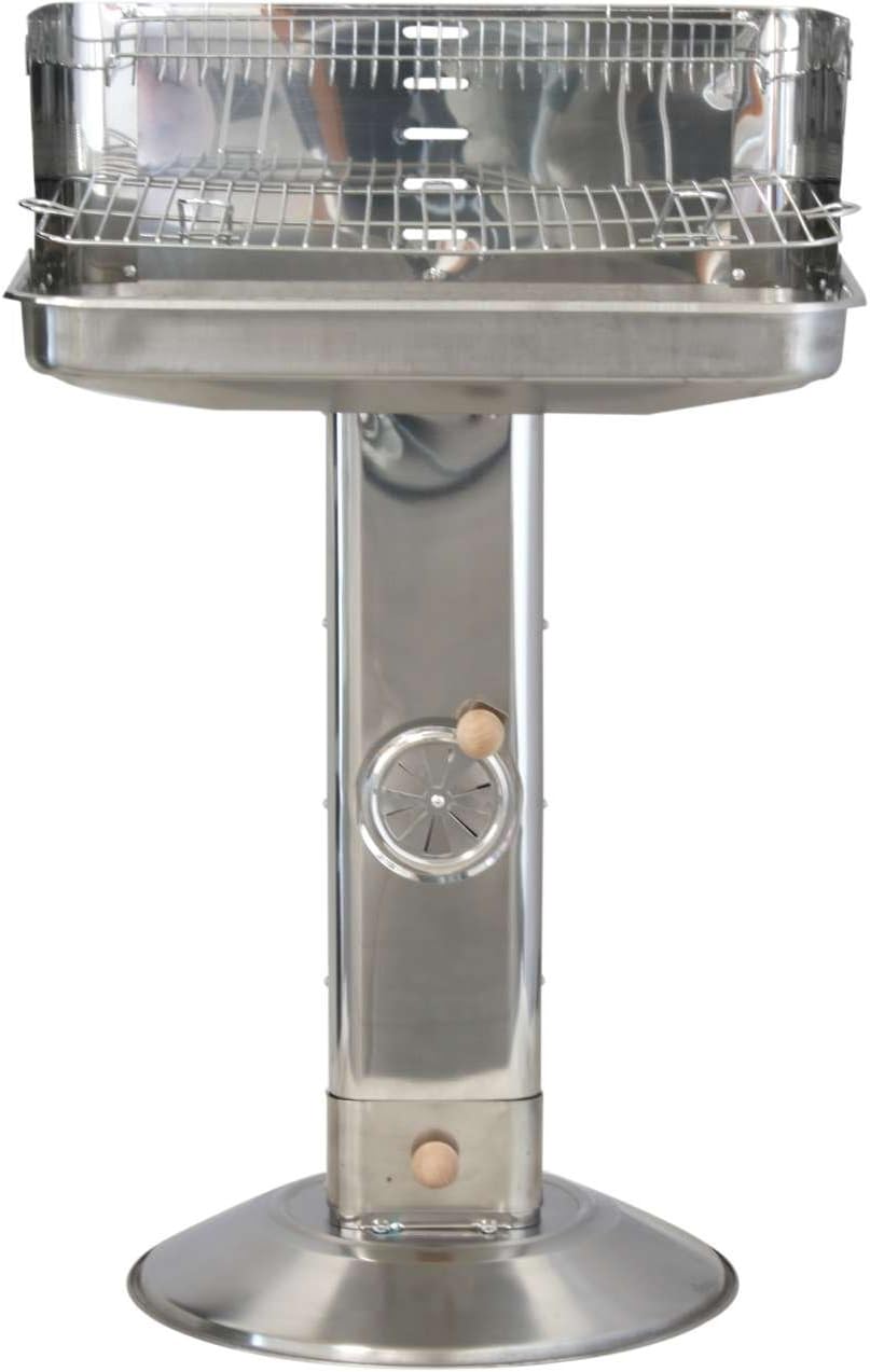 Kynast Family Star Column Grill Stainless Steel Holzkoh