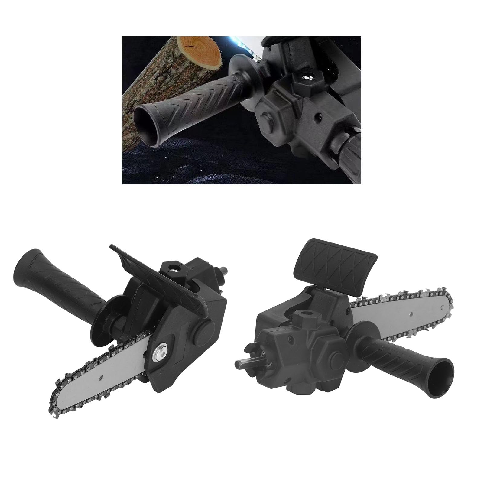 Buachois Adattatore Sega per Trapano,Adattatore per Trapano Elettrico in Acciaio Inossidabile per Sega,Strumento di Modifica per Sega per Trapano di Facile Assemblaggio per Utensili(6 inch)