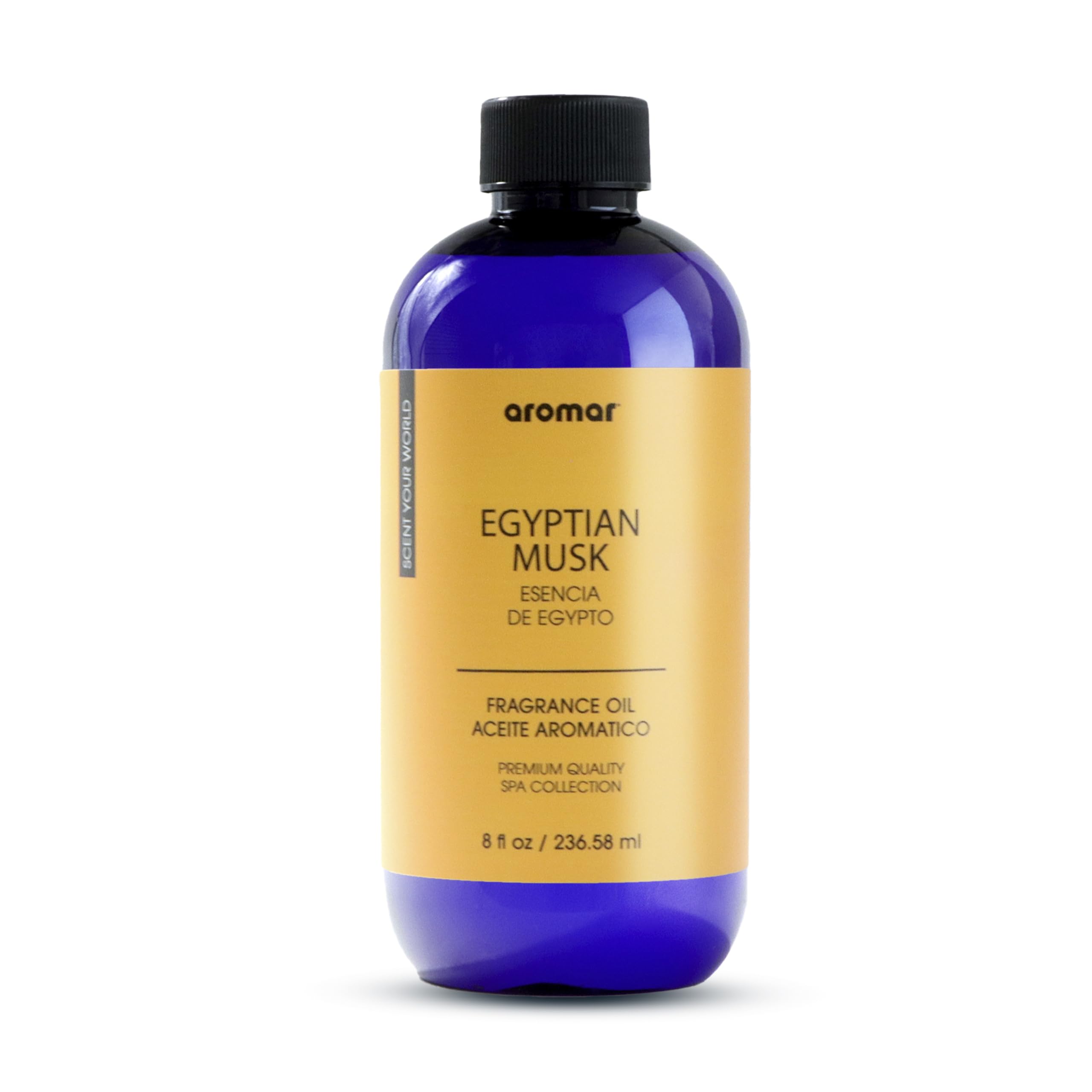 AROMAR Premium Fragrance Oil - Essential Oil for Diffusers & Home Aromatherapy - Egyptian Musk - 8oz