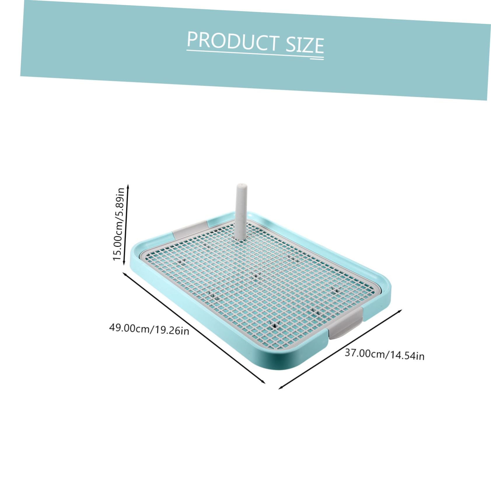 Happyyami Mesh Pet Toilet for Dogs Detachable Design Easy to Puppy Training Pee Pad for Home Office Kitchen and Bathroom Use