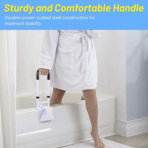 Miniatura 6 de Icedeer Barras de agarre ajustables para bañera para personas mayores, barra de agarre para soporte de baño de ancianos, riel de seguridad de la