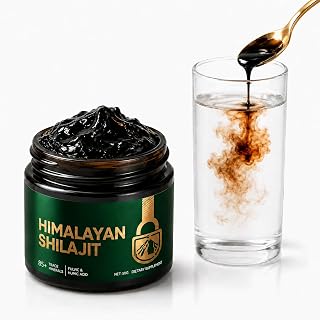 Shilajit Harz aus dem Himalaya, Reines Resin mit Fulvinsäure, 50 g