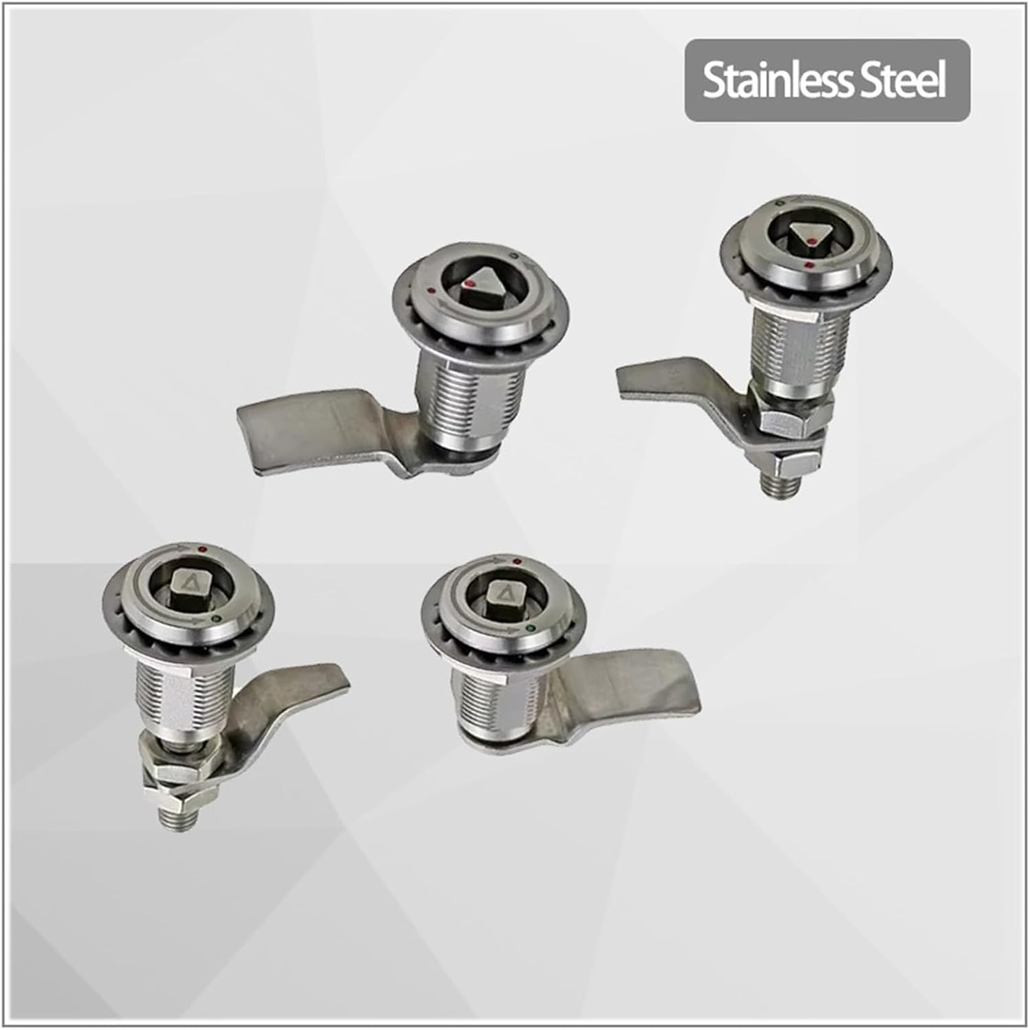 Stainless Steel Cylindrical Industrial Automation Triangle Or Four Sided Tongue Lock Standard Chassis Cabinet Door(4 Non Adjustable)