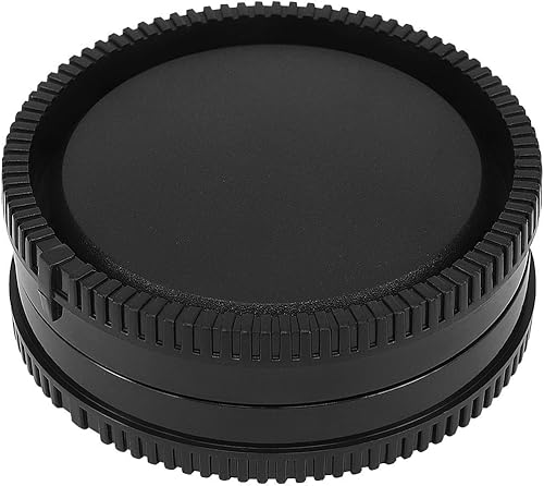 Miniatura 2 de Haoge Kit de tapa del cuerpo de la cámara y tapa de lente trasera para Sony E NEX Mount lente de cámara como a5100 a6000 a6100 a6400 a6500 a6600 A7