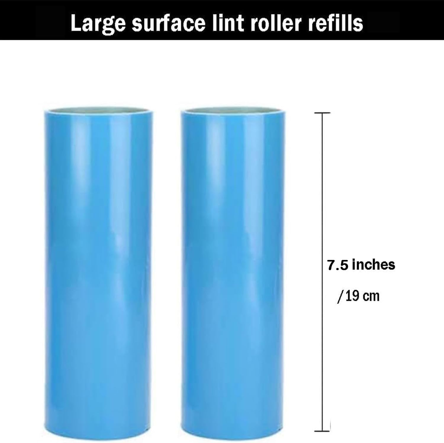 2 Pack Reusable Lint Roller Refills, CALMTEE Large Washable Lint Roller 8 inches Cat Dog Pet Hair Remover Refill, Gel Sticky Picker Cleaner Roller for Carpet, Clothes, Sofa