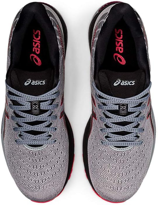 ASICS Men's Gel-Cumulus 22 Running Shoes 7.5 Piedmont Grey/Black