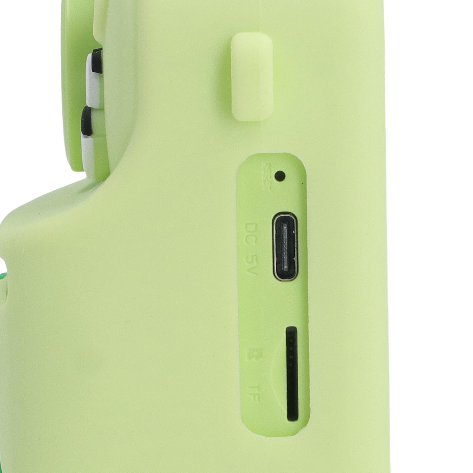 Lazmin112 Appareil Photo Instantané, Double Objectif HD, 48MP 16x Zoom Numérique, Appareil Photo Instantané 1080P Selfies, avec Papier d'impression, Filtres Autocollants, Musique (Panda Vert)