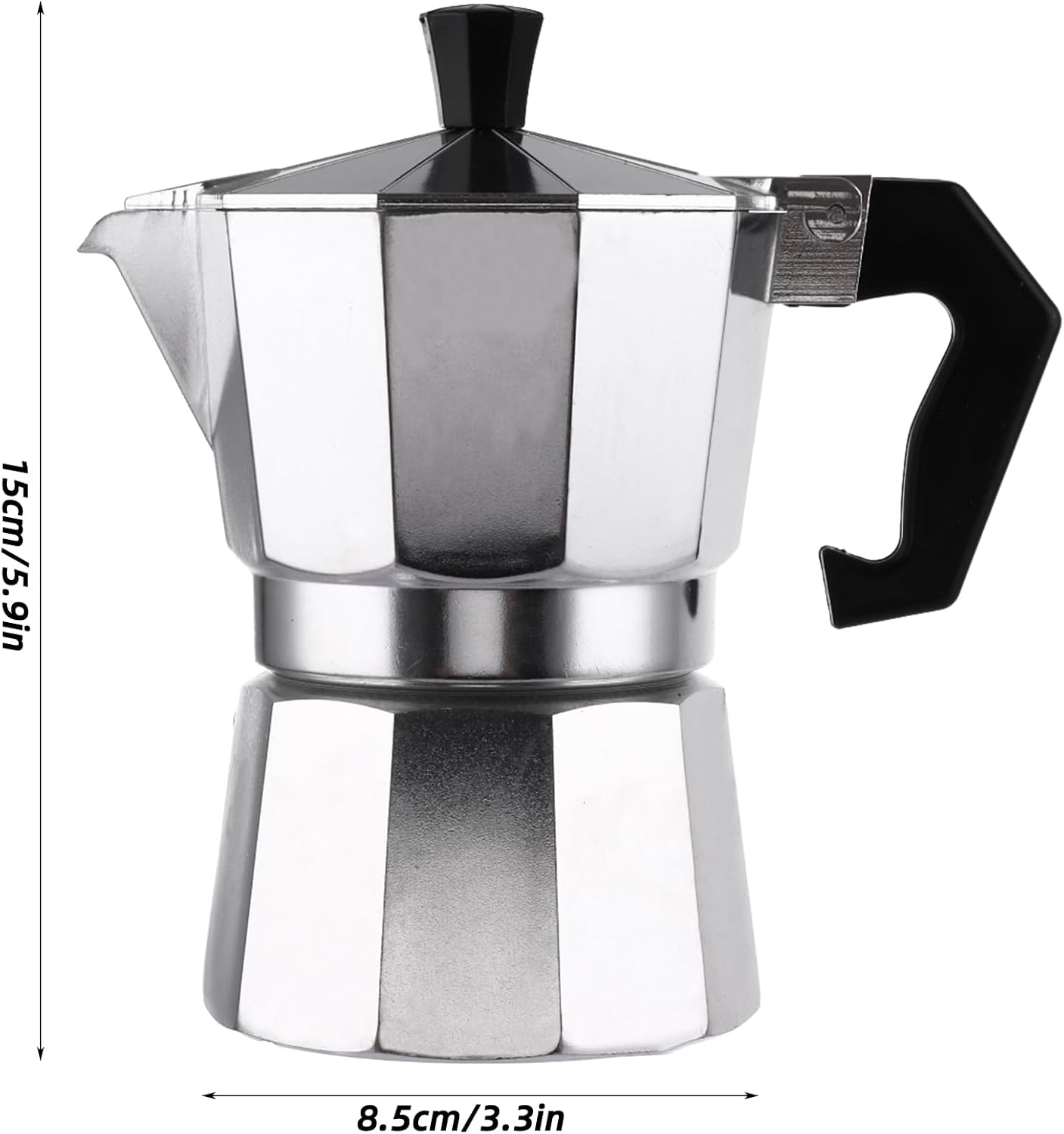 ASelected Aluminium Espresso Pot