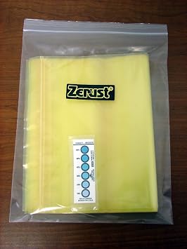 Zerust 12 x 18 Rust Prevention Multipurpose Poly Bag with Zip Closure with Corrosion Prevention and Protection -10 Pack