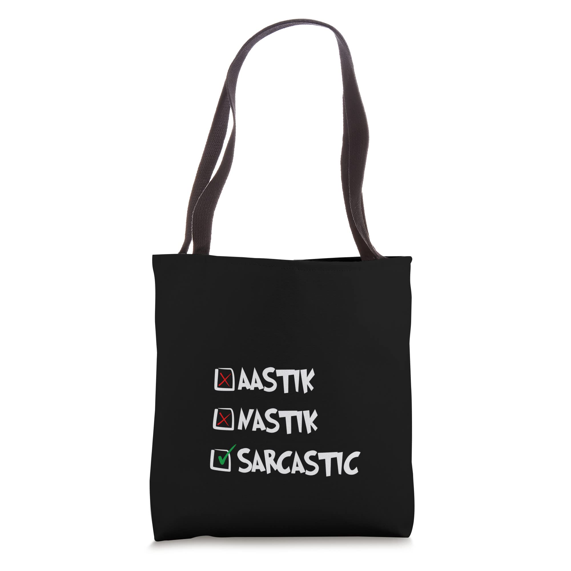 Aastik Nastik Sarcastic Bollywood Sarcastic Funny Tote Bag