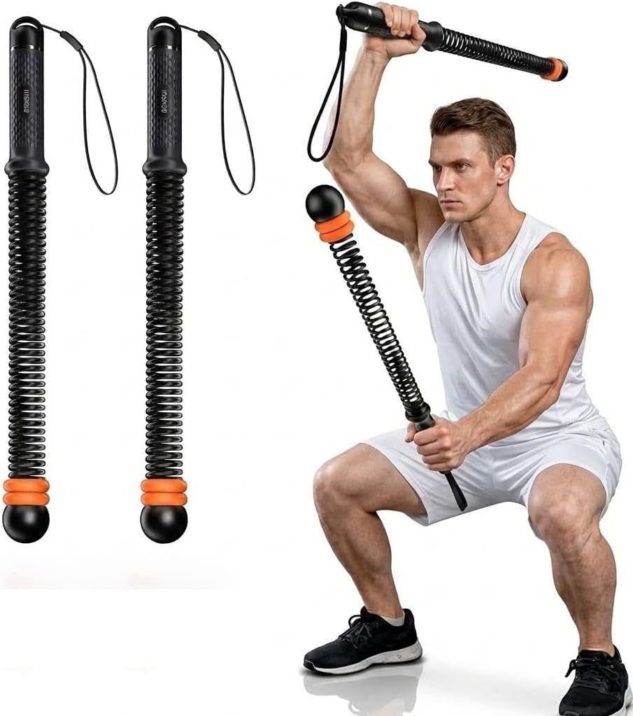 Ropeless Battle Ropes Adjustable Weight,Integrated Anti-Drop Handles & Floor-Protective Soft Rubber Heads,High Calorie Burn for Men & Women, Fitness Equipment for HIIT & Low-Impact Aerobic Training
