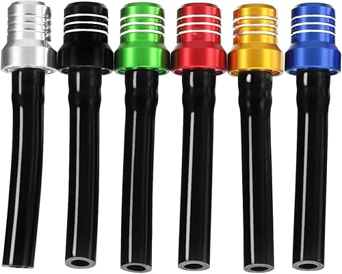 Miniatura 4 de Manguera de ventilación universal de tanque CNC con tapa de combustible de gasolina, tubo de ventilación con bola Chekc de aluminio para 50 cc, 110