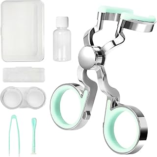 Contact Lens Applicator Tool, Color Contact Lenses Wearing Aids, Portable Eye Opener for Easier Apply/Remove Contact Lens, Travel Size, Green