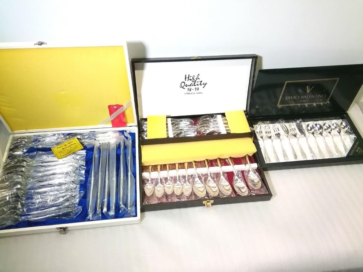 Amazon | カトラリーセット SILVIO VALENTINO 18-8ステンレス サクラ