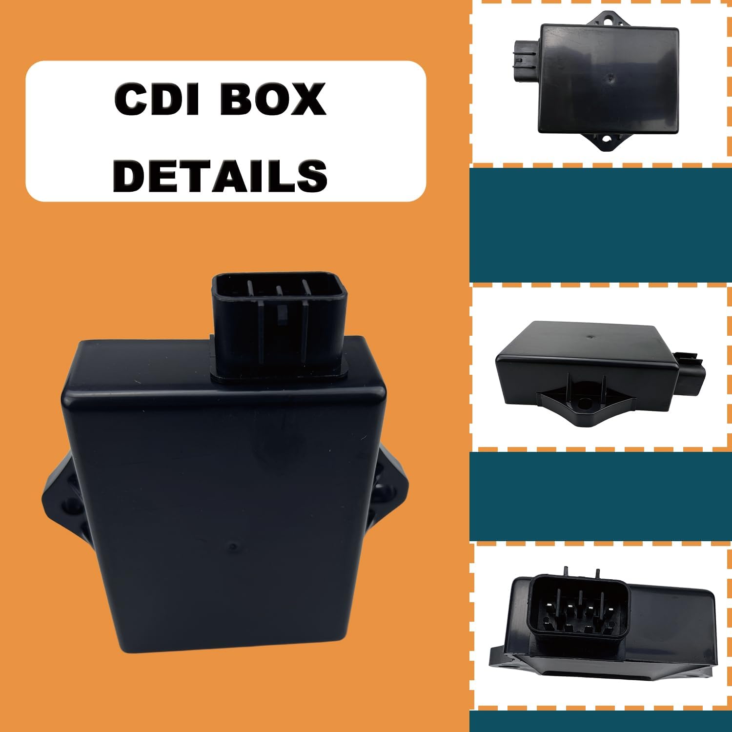 Ignition Coil CDI Box & Spark Plug for Yamaha Bear Tracker 250 YFM250X 2001-2004 Replacement #4XE-85540-00-00