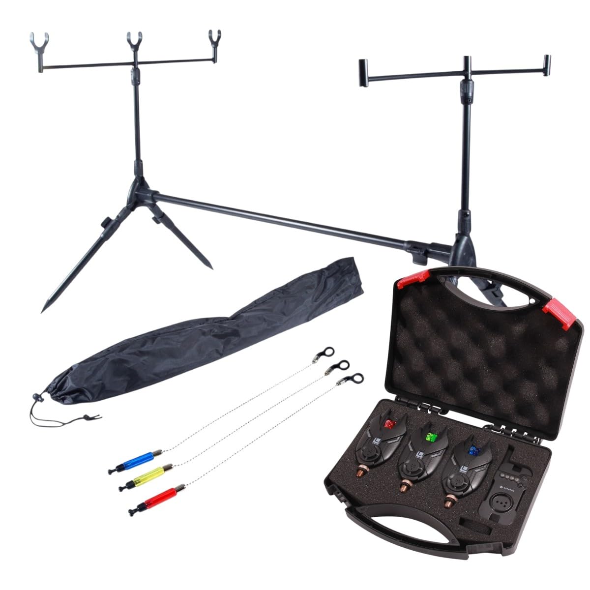 Ultimate Ensemble Complet Rod Pod + Set Détecteurs 2+1 | Rod pod