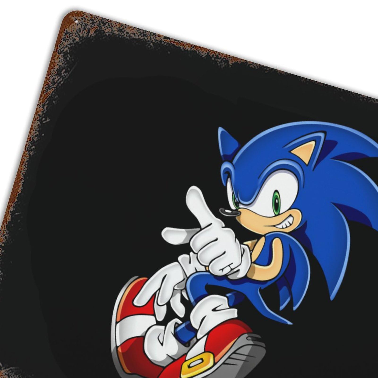Amazon.co.jp: ソニック・ザ・ヘッジホッグ ブリキ看板 鉄絵画