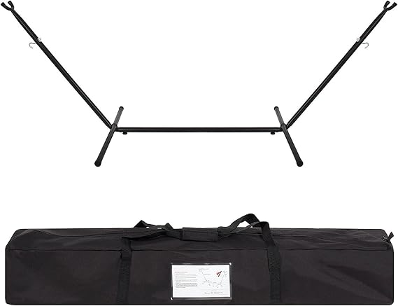 MEDA 50038 Hammock Stand, Red Stripes