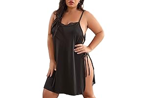 XAKALAKA Plus Size Lace Babydoll Lingerie