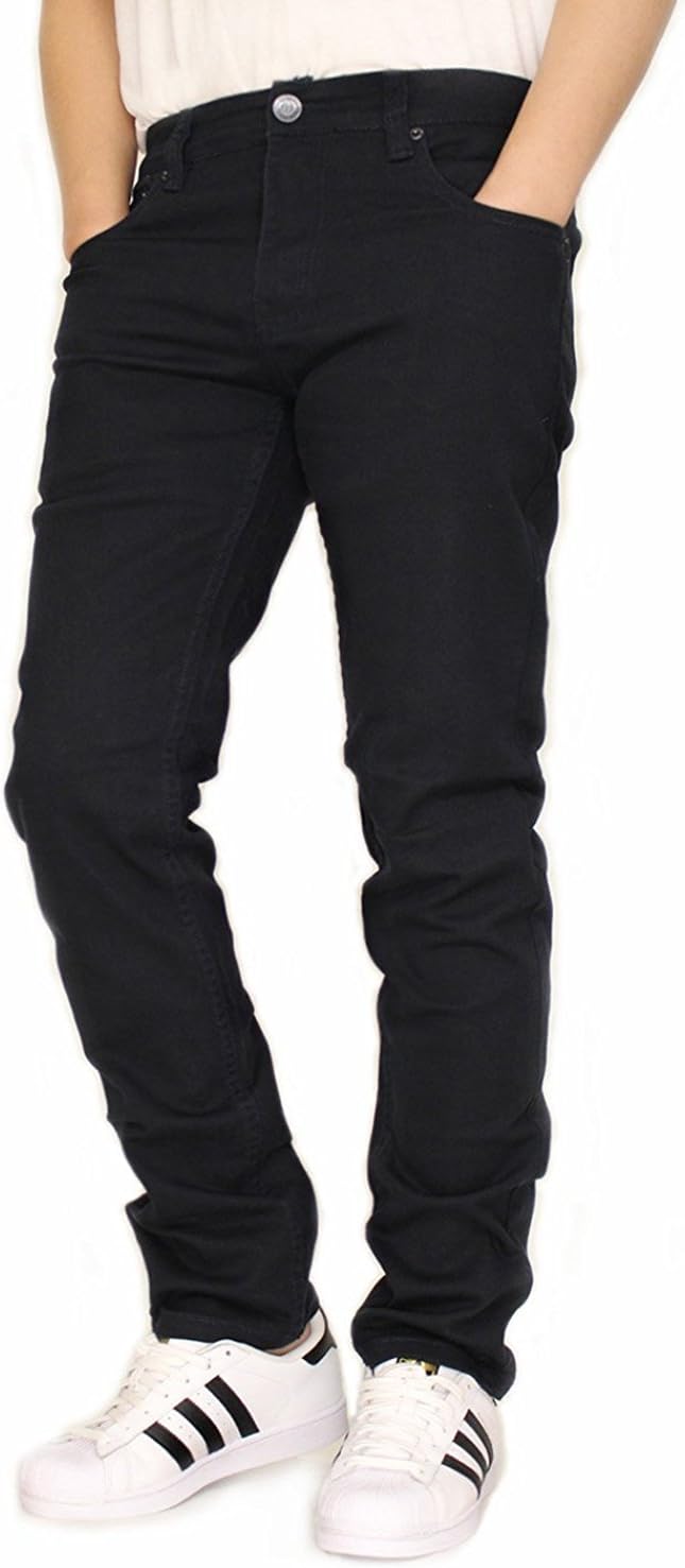 Victorious URBANJ Men's Twill Stretch Skinny Jeans (36X32, Navy)