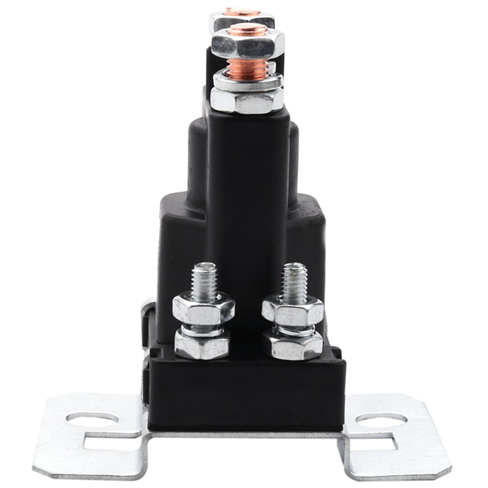 4 Piezas 4 Terminales 12 V 500 A Relé de Arranque de Coche Aislador de Batería Dual Relé de Solenoide de Arranque de Automóvil Encendido/Apagado de Coche