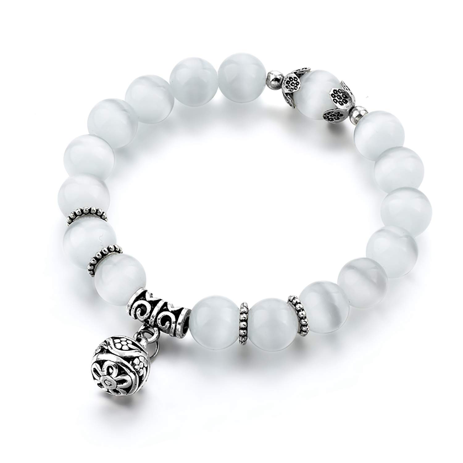 Young & Forever Gift for mom Dvine Opal Stone Bracelet for Men/Women/Boys/Girls B676 (B0735671R4) Amazon Price History, Amazon Price Tracker