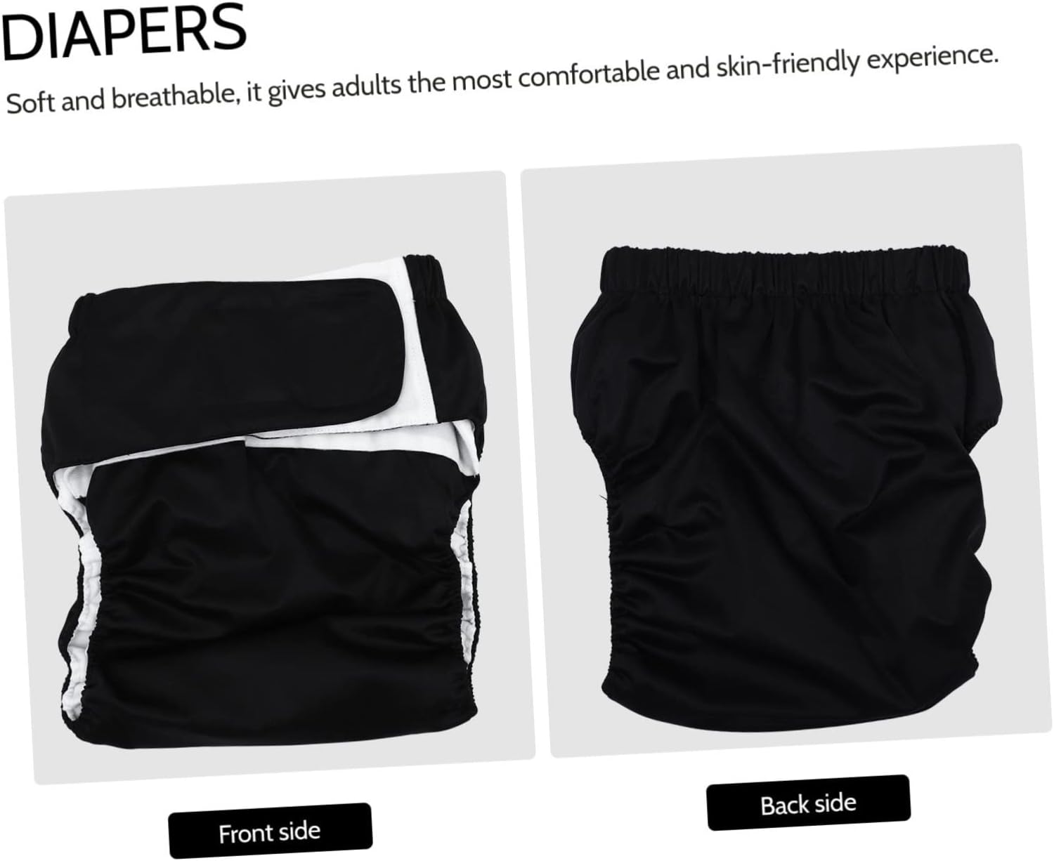 Ipetboom Cloth Diaper for Adults and Elderly Breathable Soft Padding Suitable for Waist to Washable and Reusable Comfortable and Skin-Friendly