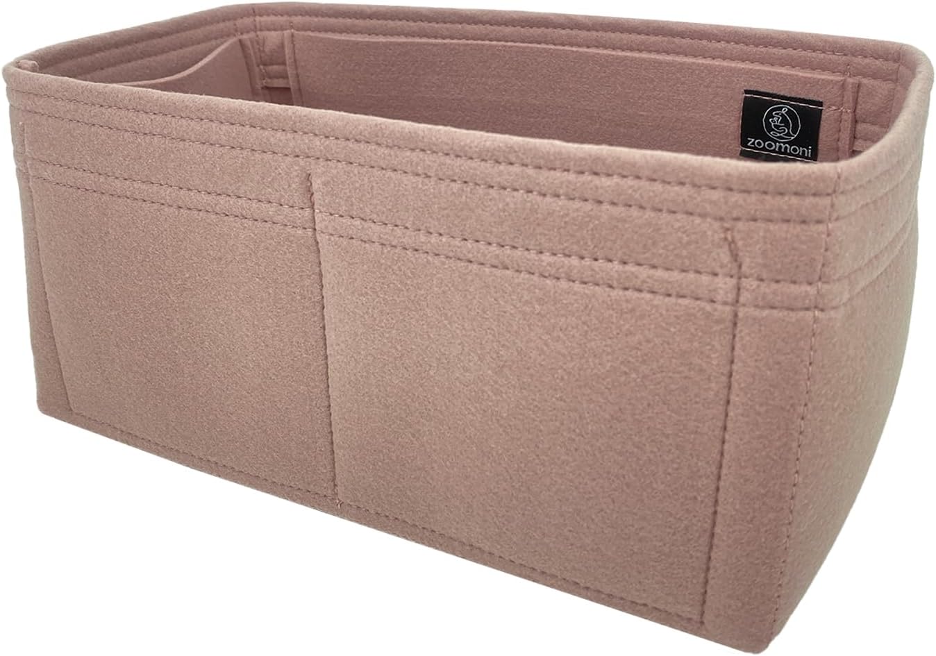Zoomoni Bag Organizer for Louis Vuitton Dopp Kit Toilet Pouch Bag - Premium Felt Purse Handbag Insert Liner Shaper (Handmade) Soft Structure Support (20 Color Options)