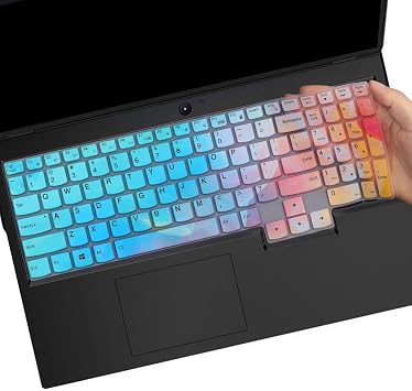 Keyboard Cover Skin for Lenovo Legion 5 5i 5p 5pi 7 7i Gen 9/8/7/6 15.6 16 17.3, Legion Pro 5 5i 7 7i 16 Gen 9/8/7/6, Legion Slim 5 5i 7 7i 15.6 16 Gen 9/8, LQQ 15.6 16 Gen 9/8, US Layout