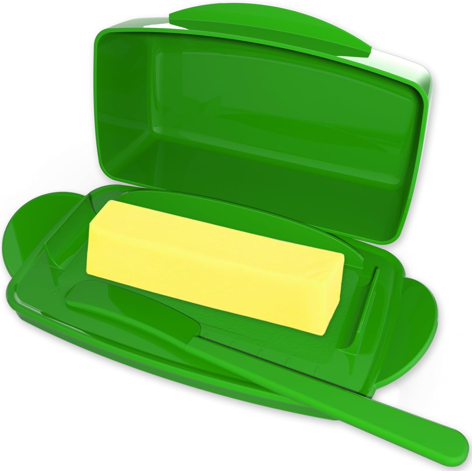 Flip Top Lid Butter Dishes with Lid for Countertop