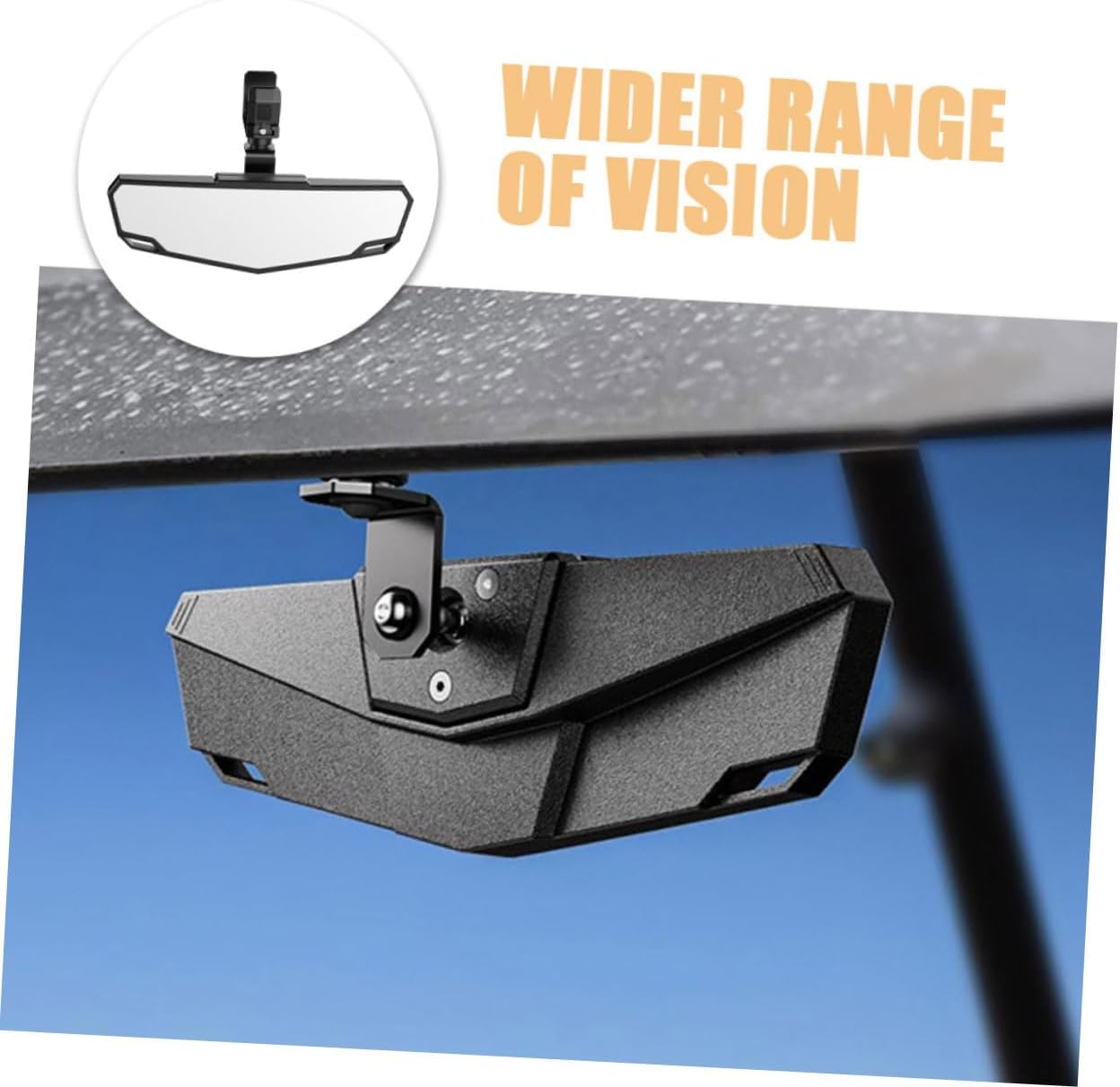 V Auxiliary Mirror Universal Fit for Blind Spot Mirror Enhanced Visibility Made from Strong Abs Plastic