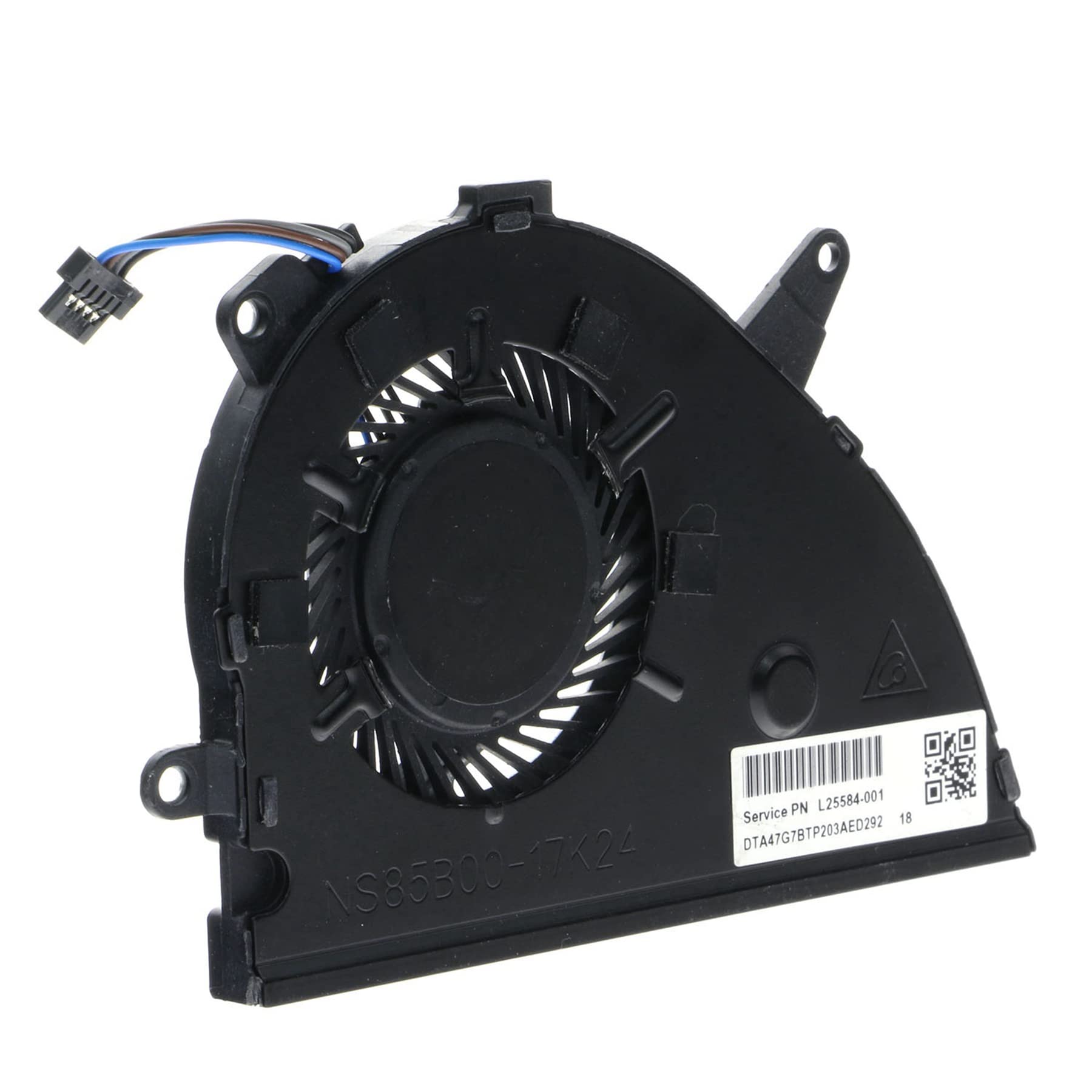 Ventola CPU New Net Per HP Pavilion 15-ay000, 45 Mm, 4 Pin, Ricambio 813946-001