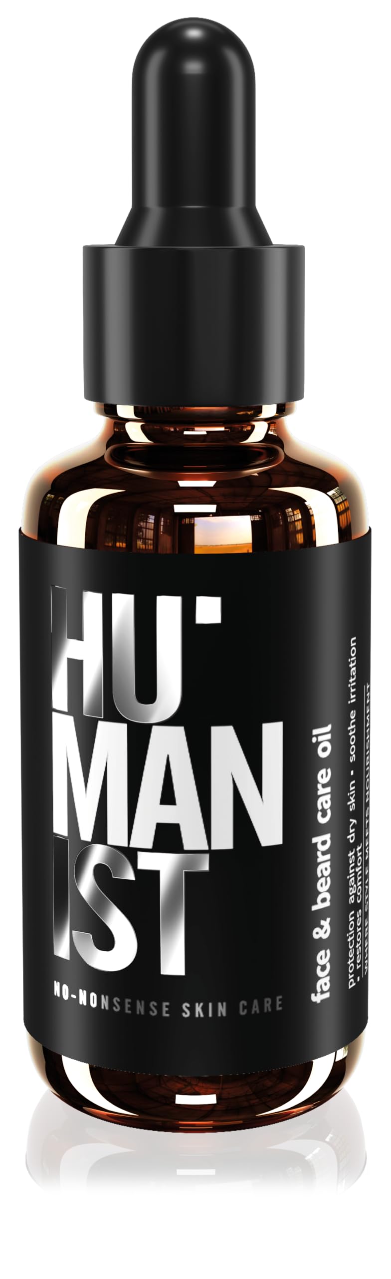 Humanist – Moisturizin Face & Beard Oil – Protection Against Dry Skin – Revitalizing – Natural Composition – Vegan – 30 ml