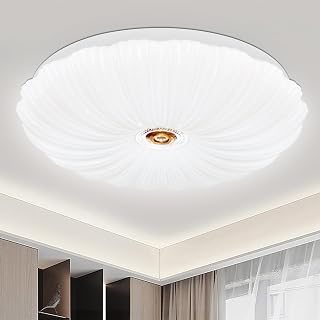 VIPMOON 36W LED Ceiling Light, 350MM Bedroom Ceiling Light, Daylight White 6500K, 240W Equivalent, Suitable for Living Room, Partition, Bathroom, Porch, Bedroom, Elderly Room