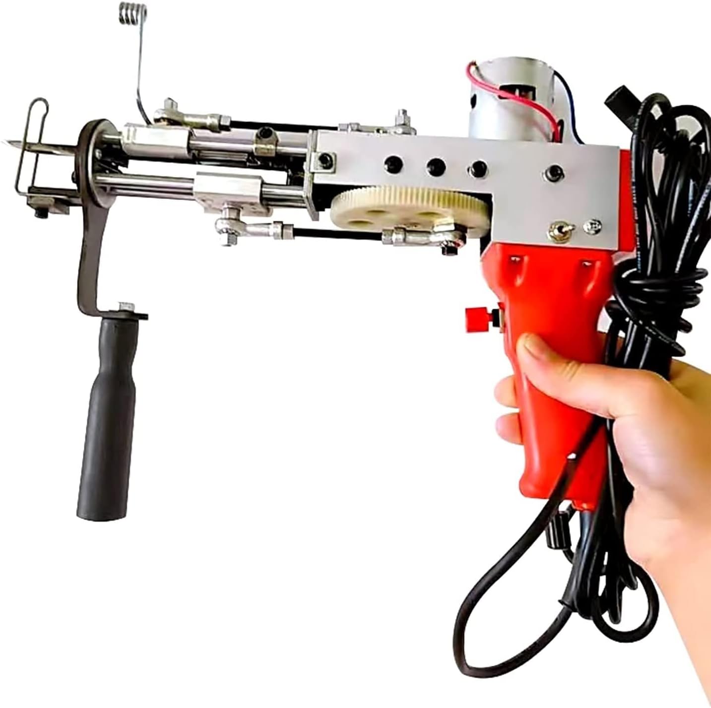 Tufting Gun Cut Pile Loop Pile 2 in 1 Electric Carpet Weaving Flocking Machine Rug Gun Machine Handheld Carpet Tufting Gun