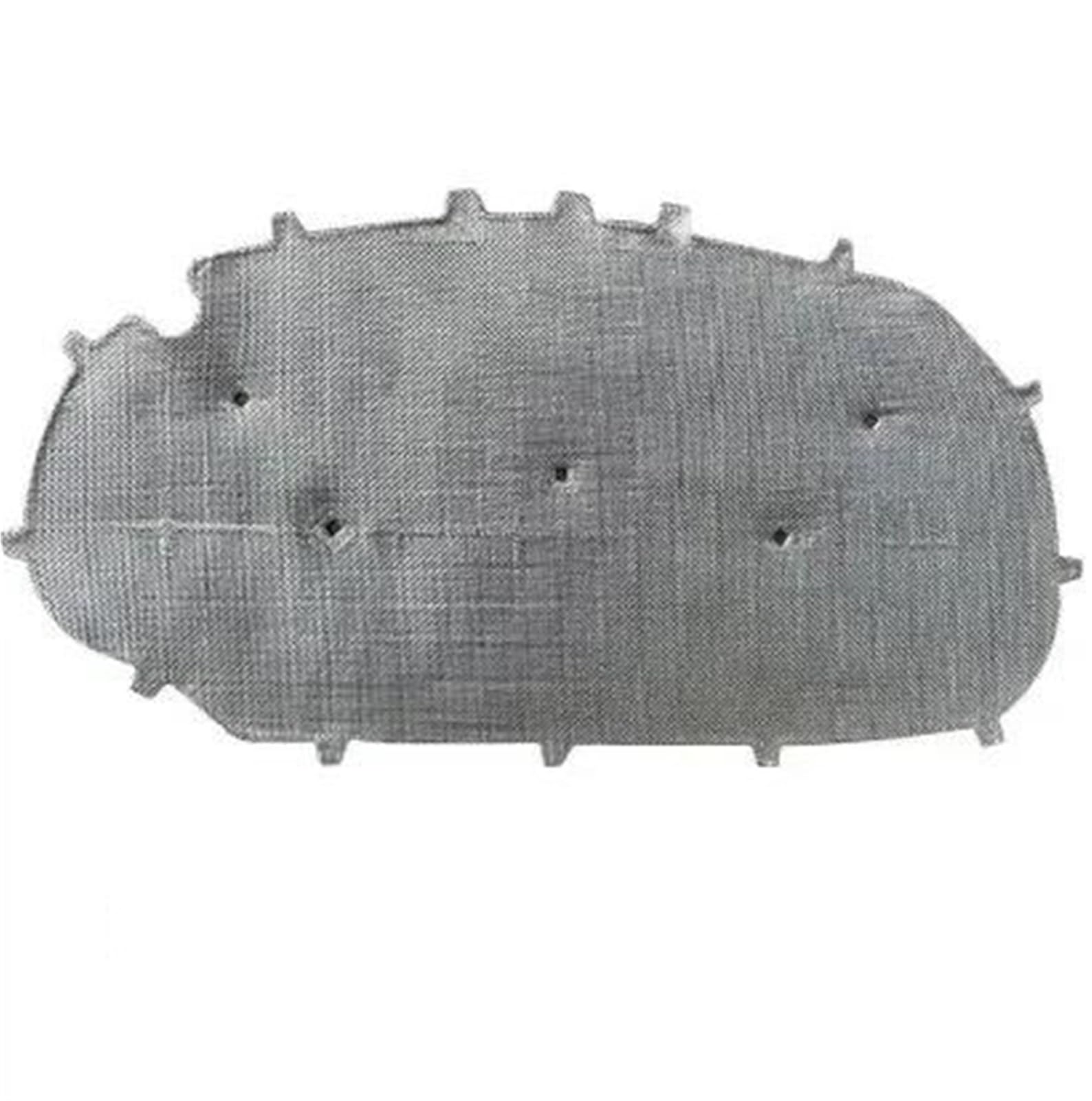 Sound Mat Aluminum Foil Engine Soundproof Cotton Reduce Noise Sound Insulation Pad for VW for Golf 6 for GTI(Front All Aluminum)