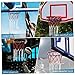 KITANDOVE 2-Piece Basketball Hoop Net Kit Training Basketball Accessories Woven Nylon Net for Parks Campuses Community Courts