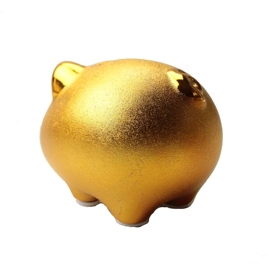 美品★ワンピース　貯金箱　振分け機能付き Amazon.co.jp: 金のぶた 幸運のぶた 金ぶた ゴールド 金運 風水