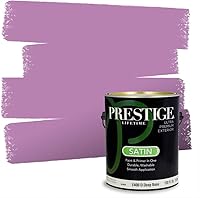 Vista 104 de PRESTIGE Pinturas de pintura interior e imprimación en uno, 1 galón, plano, combinación comparable de Sherwin Williams* Kimono Violet*
