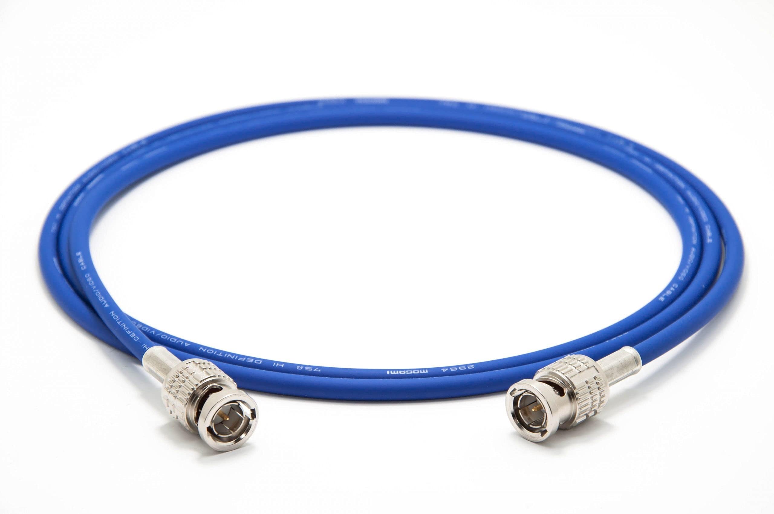 Mogami 2964 Digital Coaxial Cable 75 Ohm Word Clock, SDI, HDTV DH | Canare Gold BNC | HiFi - 4.92 ft / 1.5 m
