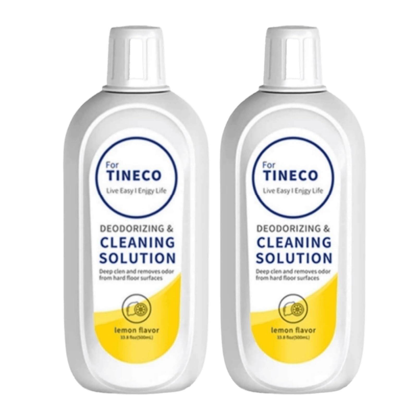 2 Ud. Limpiador De Suelos Limón 500ml Compatible Con Tineco Floor One S3/S5/iFloor/Breeze/S5 Combo/S7 Pro Robot Aspirador Piezas