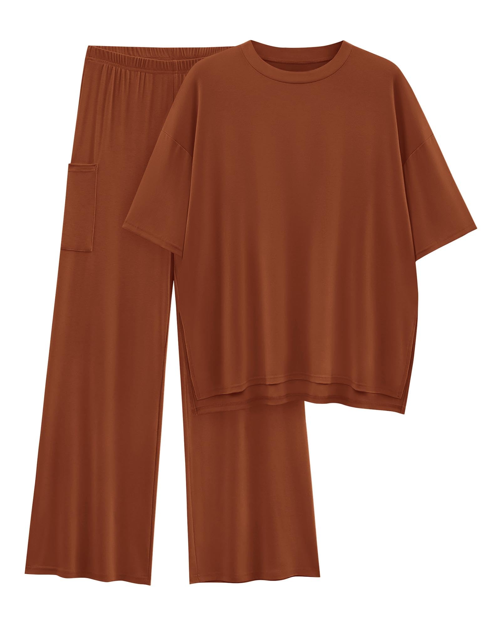 KIRUNDO 2 Piece Lounge Sets for Women Airport Travel Outfit