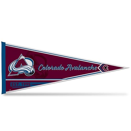 Rico Industries NHL Hockey 12' x 30' Felt Wall Décor Pennant - Great for Home/Bed Room/Man Cave Décor
