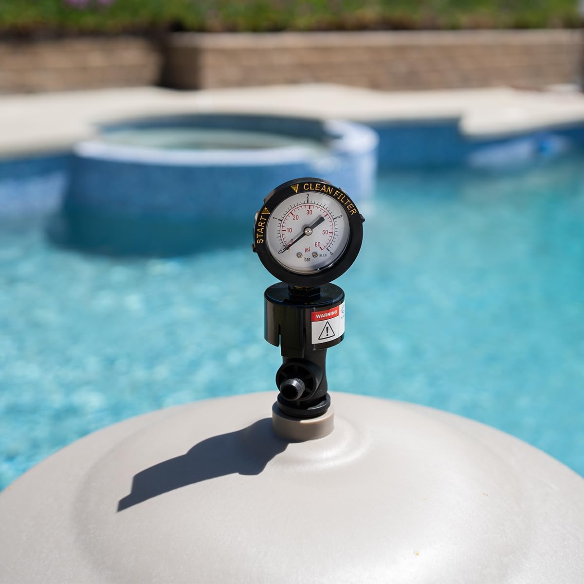 XtremepowerUS DE Pool Filter for In-Ground Pool and Spa 120 Gallons Per Minute Diatomaceous Earth DE Filter Swimming Pool Filter, 60 Square Foot