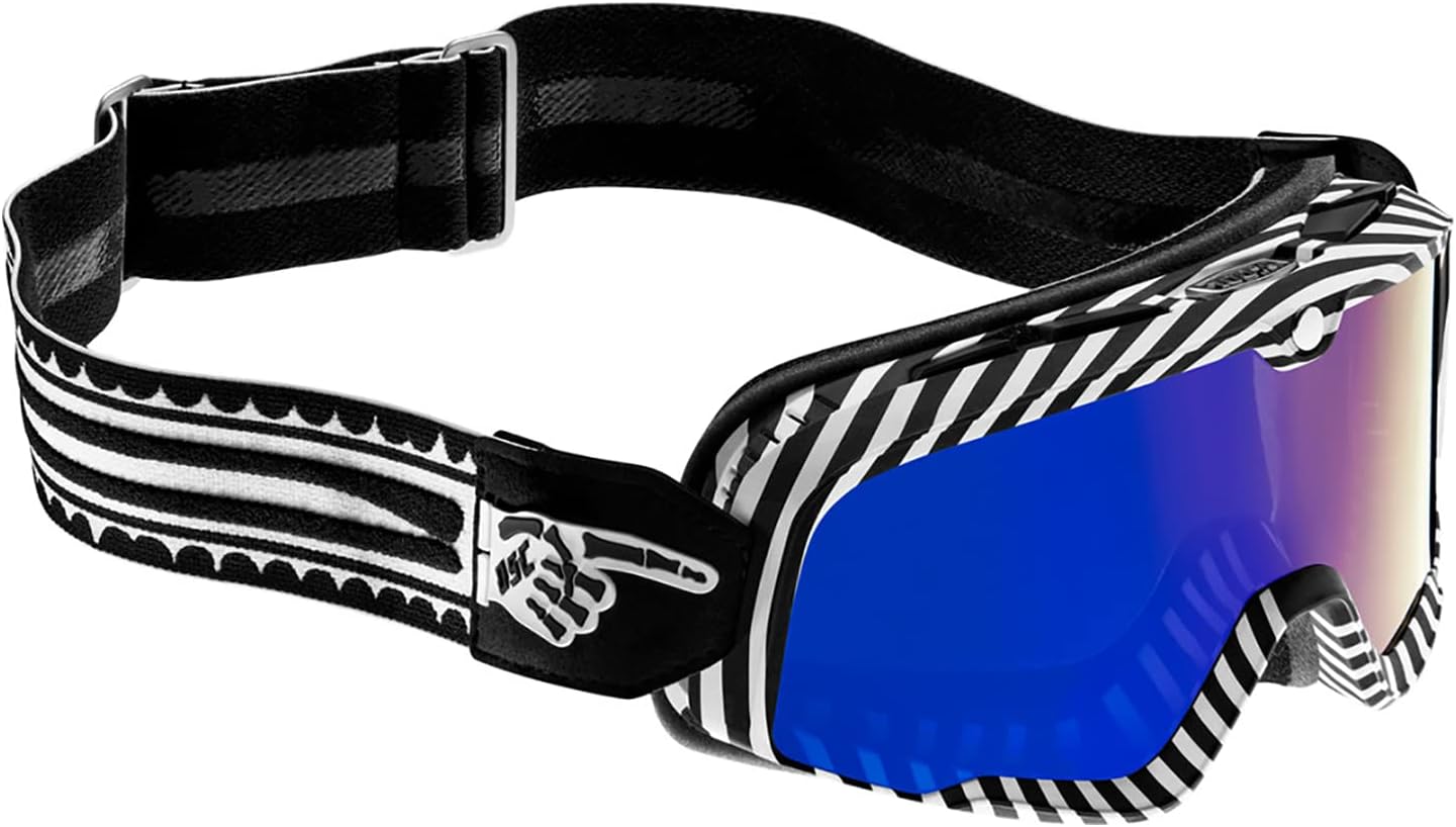 100% Barstow Death Spray Goggles - Mirror Blue Lens